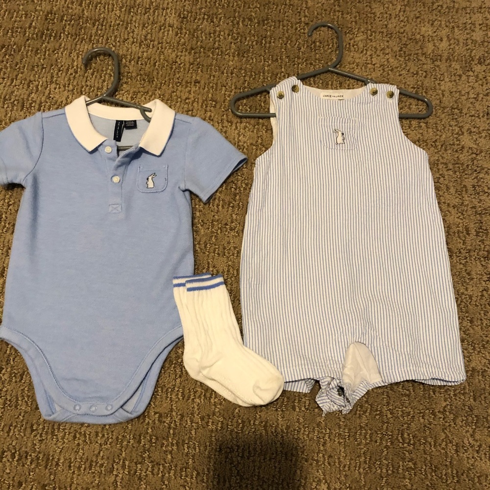 Boy Easter jumper 3 piece outfit
